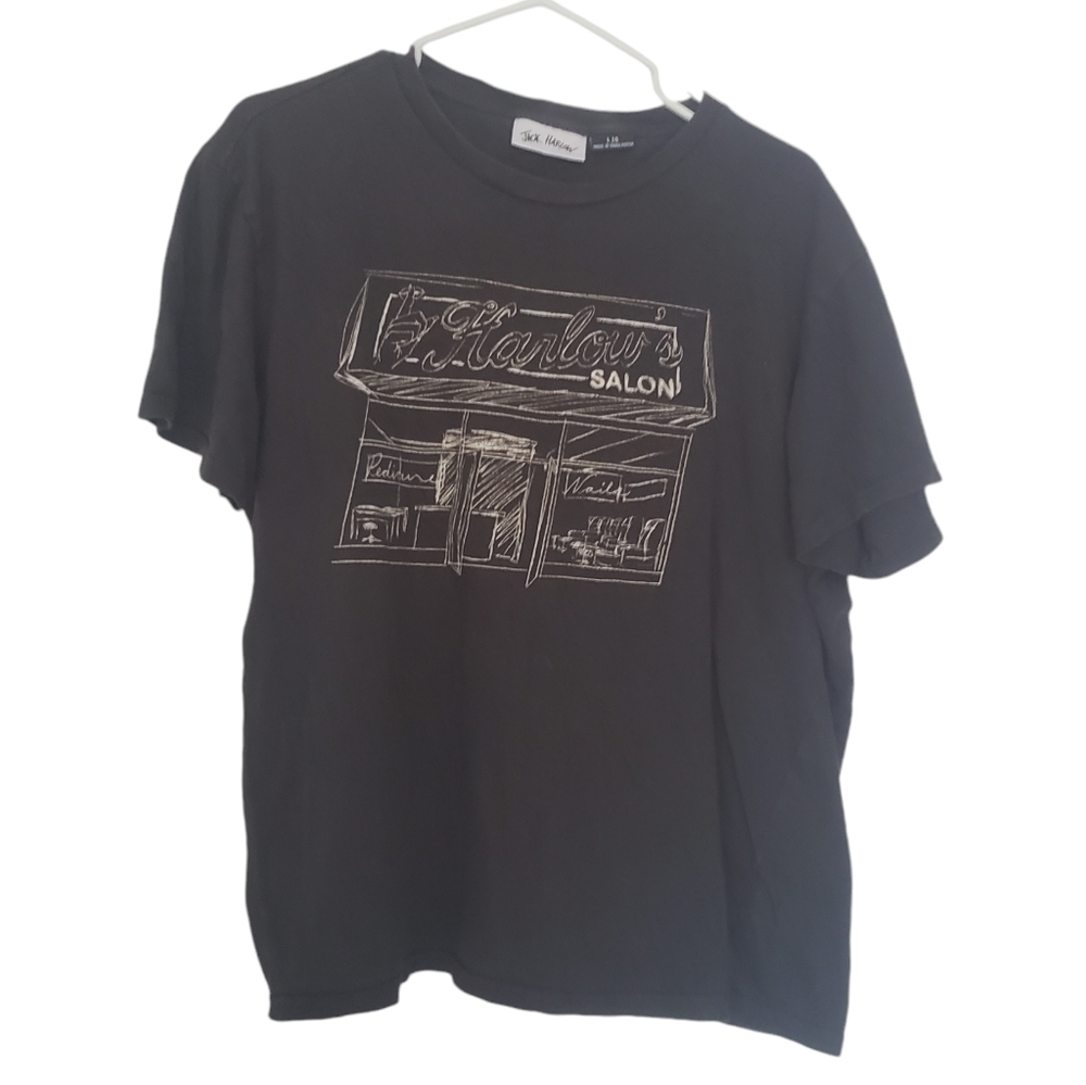 Jack Harlow T Shirt Harlow's Salon Music Graphic 2022 Size L